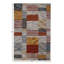 Geometric Area Rug in Orange