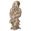 Statue de chouette effraie sur bois