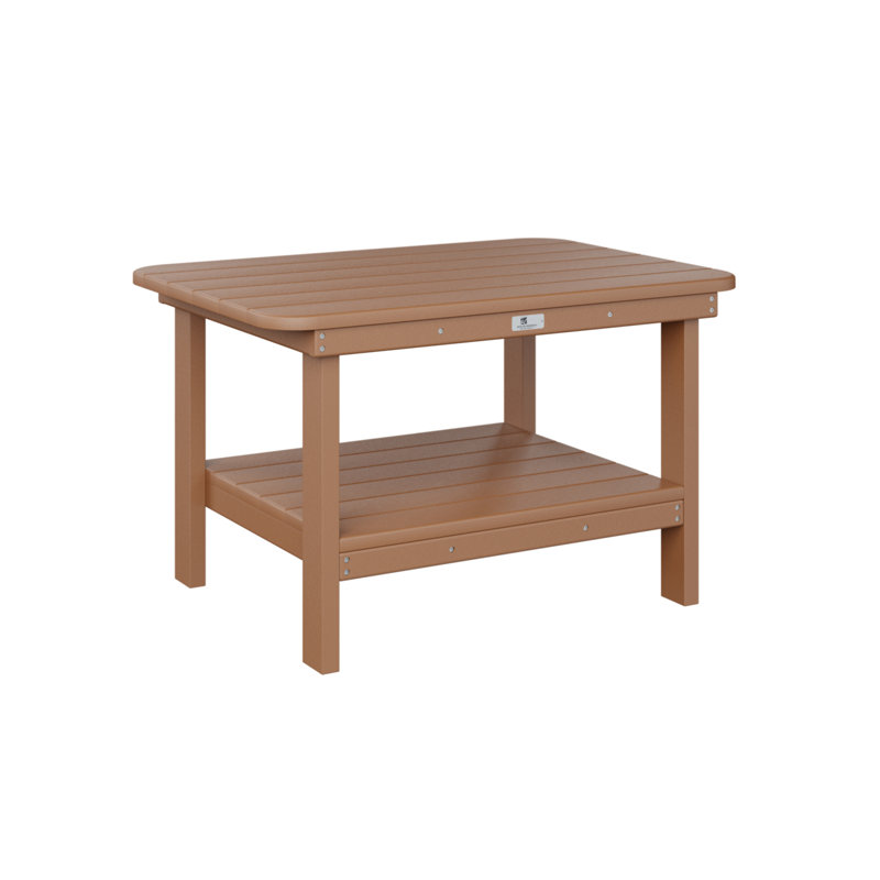 Table basse régulière en cèdre régulier, Cèdre