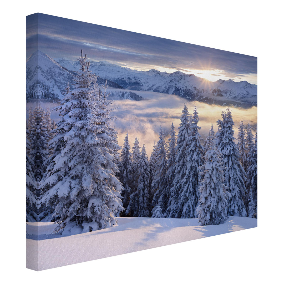 Leinwandbild - Blick In Die Hohen Tauern Vom Kreuzkogel