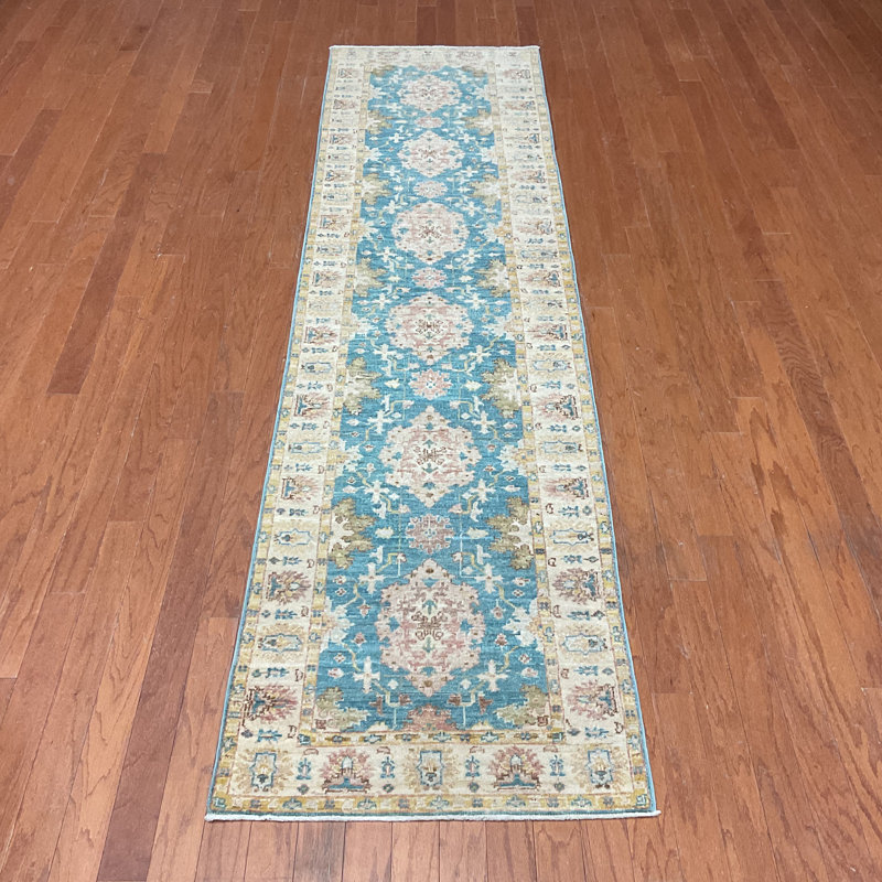  Handmade Oushak Wool Runner