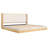 Skova Modern Scandinavian Wood Upholstered Platform Bed-1930670045