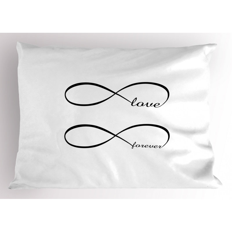 Love Polyester Sham Set, King