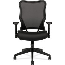 HON Black Vinyl Rolling Office Chairs : 3DUT48 by HON