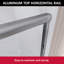 Porte de douche à porte coulissante double l 55 po x l 59 po x H 72 po avec deux barres à serviettes-101020290-110981885