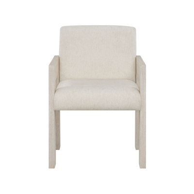 Chaise avec accoudoirs en tissu Russell Oyster Russell