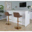 Tabouret de bar contemporain réglable avec pivot-1143467749