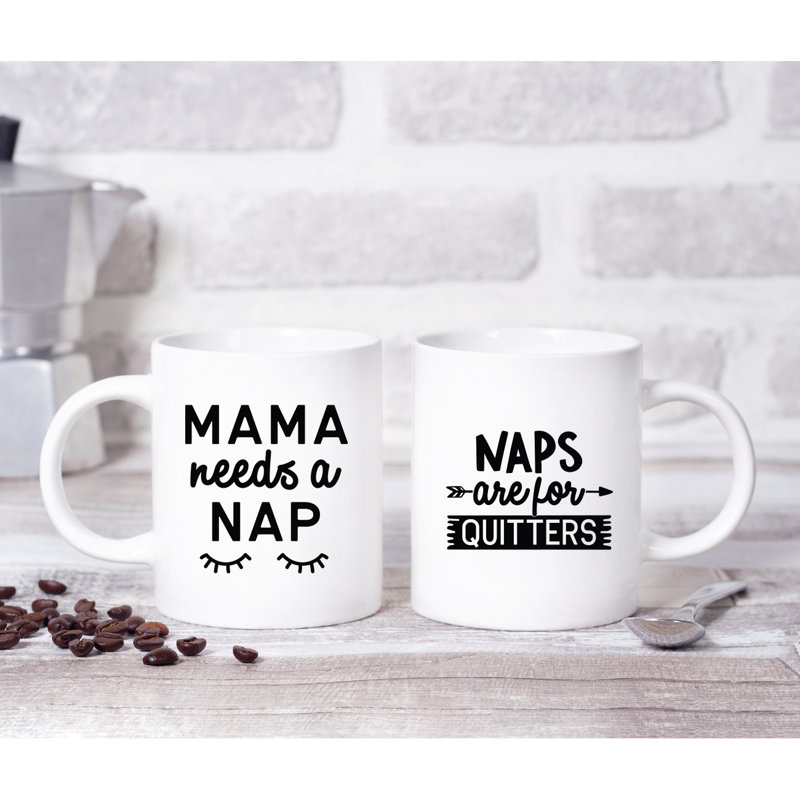 Ensemble de grande tasse à café 2 pièces maman et me