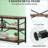 Rustic Farmhouse Style Sofa Table,3-Tier Hall Table,Console Table,TV Stand,Bookshelf