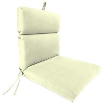 22" x 44" Outdoor Chair Cushion with Ties and Loop