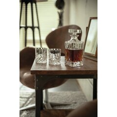 Highland Solid Oak Brandy Tray Set (Square Spirit Decanter & 2 Brandy  Glasses) (Gift Boxed) | Royal Scot Crystal