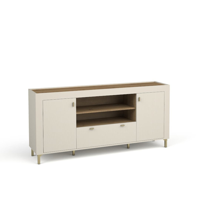 Naveena 177cm Sideboard, Cashmere/Oak