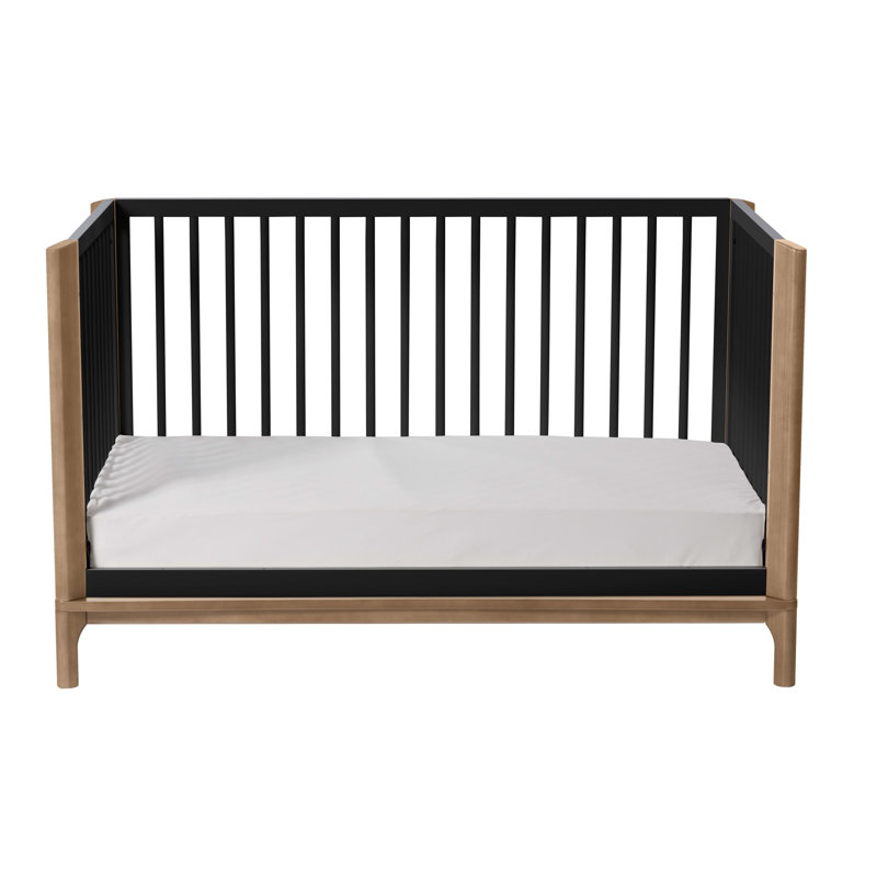 Lit de bébé convertible 4-en-1 Little Seeds Laurel Island, Noir