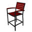 Chaise avec accoudoirs de comptoir POLYWOOD Euro-9705791-9705805