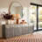 Malibu 82" W Iron Sideboard