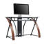 Errai Glass Top Computer Desk