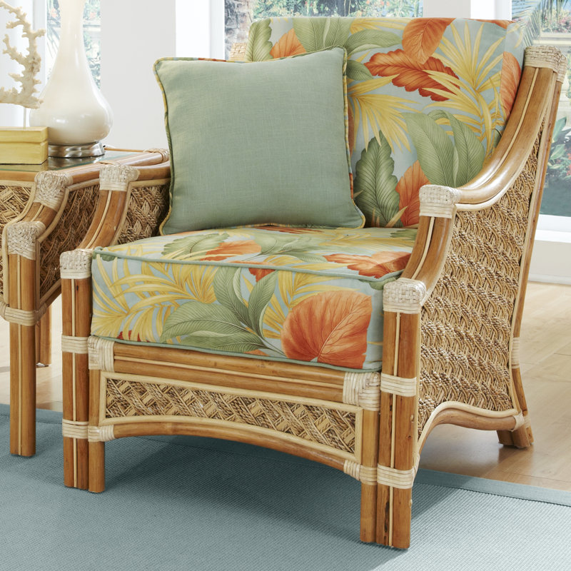Fauteuil de 30,75 po de large Schmitz, Brume tropicale