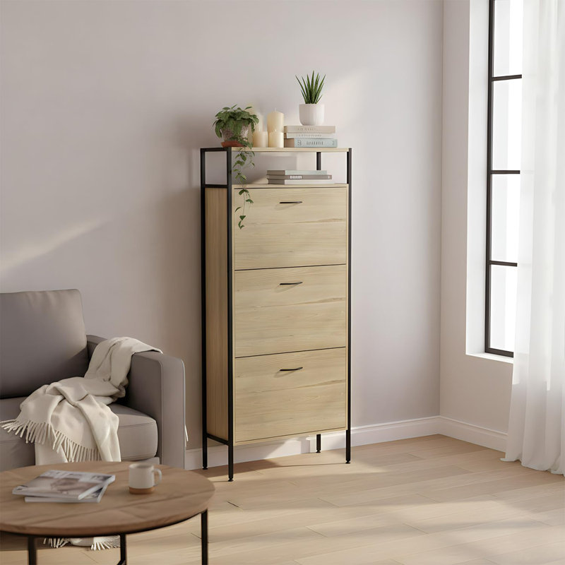 10 Pair Shoe Storage Cabinet