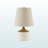 Kaden Beige Ceramic Beige Shade Table Lamp