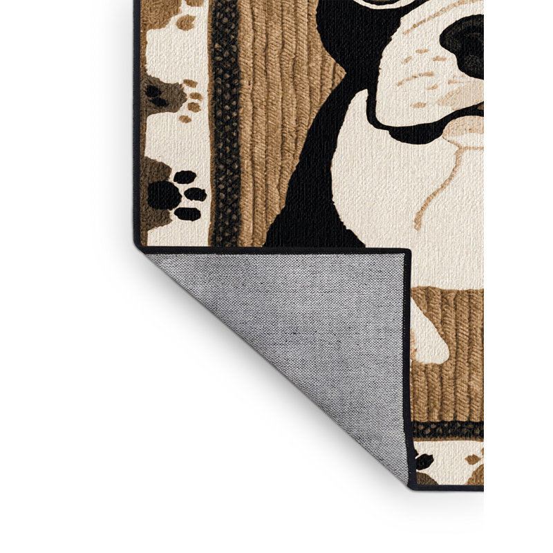  Tapis lavable Boston Terrier Dogs, Tapis de couloir 2 pi x 4 pi