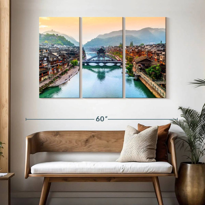 Lilie Fenghuang Bridge, H 32 po x l 50 po