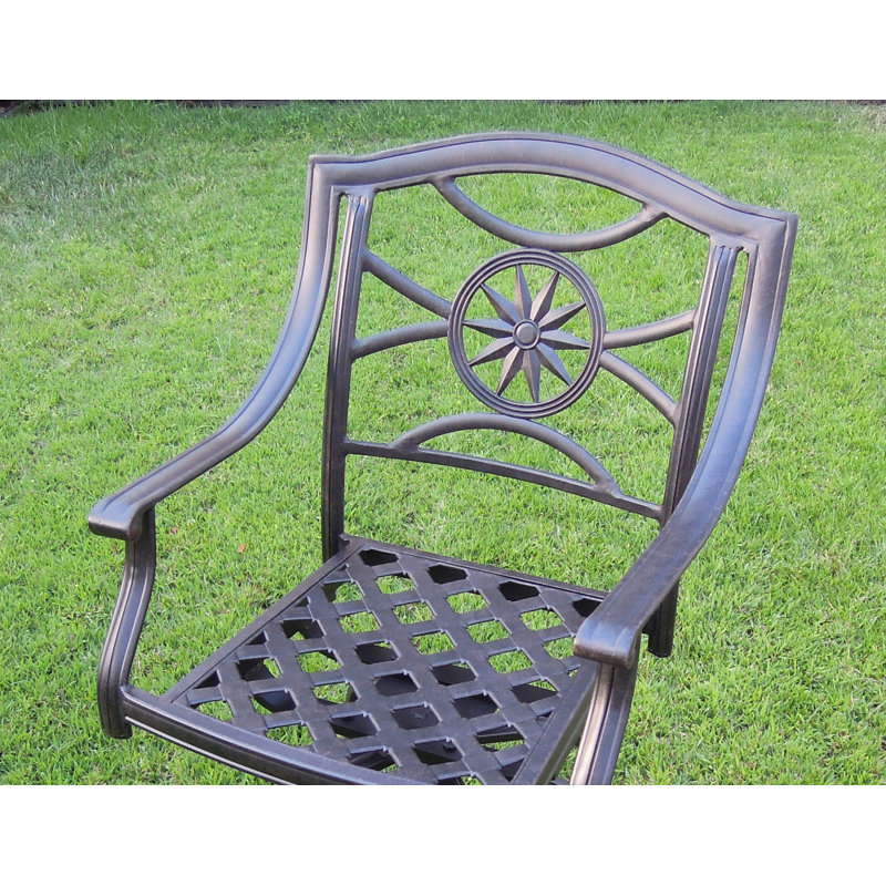 Chaise berçante pivotante avec coussins Aldeign