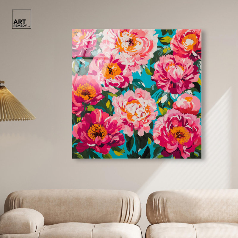 Art mural Maximalist Bloom, H 40 po x l 40 po
