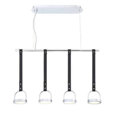 4 - Light Chrome LED Pendant