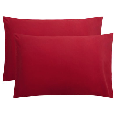 2 Pack Microfiber Pillow Cases with Envelope Closure, Wrinkle & Stain Resistant Breathable Pillowcases