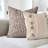 Fringed Cotton Pillow Cover