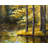 Fall Landscape Polyester Placemat | Bedroom Trees Decor