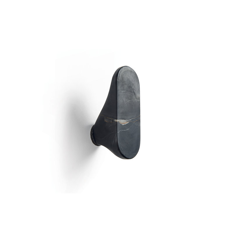 Genuine Marble Wall Wall Hook, Black Oxide