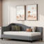 L-shaped Linen Daybed With Solid Wood Legs-634927716-634927717
