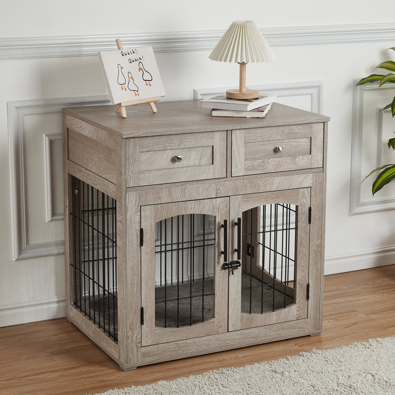 Caisse pour chien Furniture Style, Grand (H 40 po x l 39,4 po x P 23,6 po)