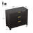 Oversized Nightstand with 3 Drawers
