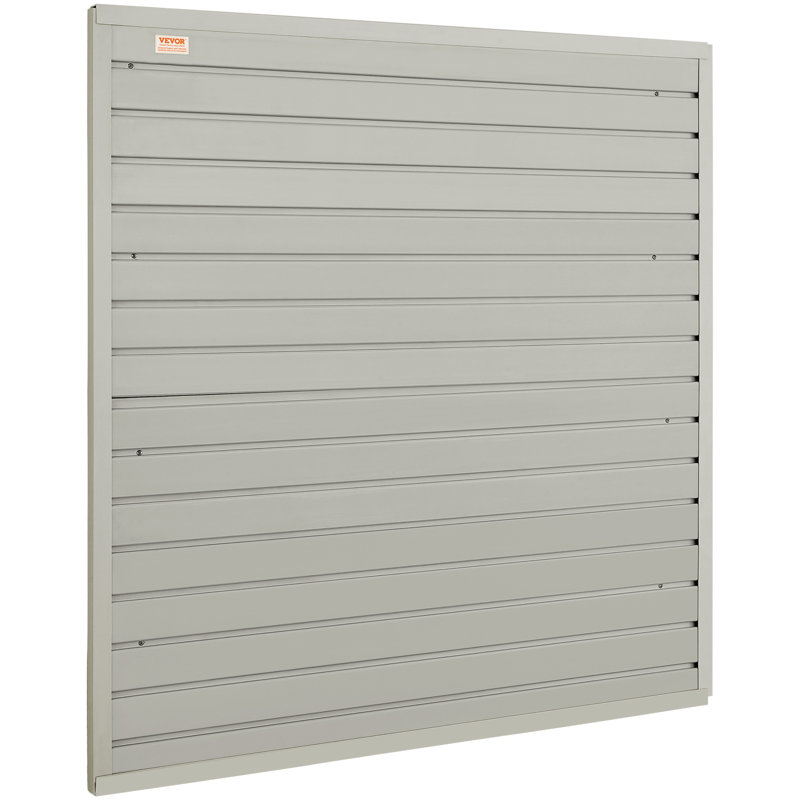 Panneaux à lattes, panneaux de garage gris, H 47 po x l 47 po