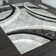 Andalasia Abstract Machine Woven Polypropylene Area Rug in Gray/Black