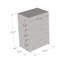 Table de chevet blanche 15,2 po Polo-2104922967