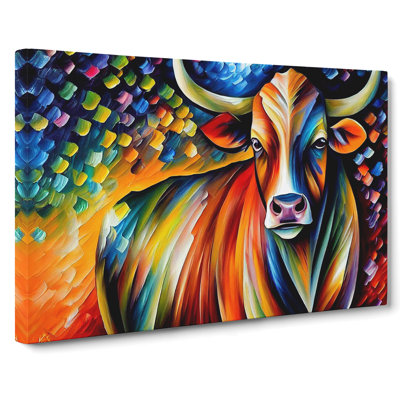 Cow Painting Vol.3 - Wrapped Canvas Painting