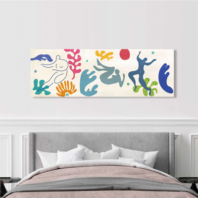 Playing In The Waves - Wrapped Canvas Print