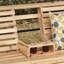 Balancelle d'extérieur 3 places en bois