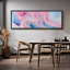«Abstract Colorful Strokes Aurora Swirl», peinture abstraite encadrée sur toile-98041990-111176828