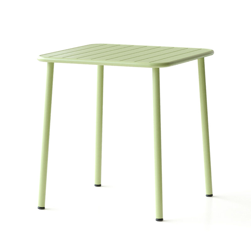 Table de salle à manger d'extérieur Sera, Vert antique