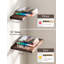 Tablettes flottantes en bois d'acacia pour mur