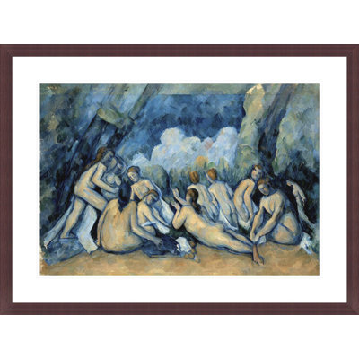 «The Bathers» par Paul Cézanne, impression giclée sur cadre