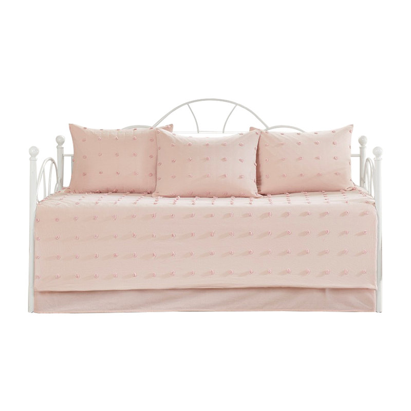 Ensemble d'édredon Mikel, Rose