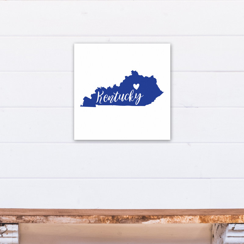 « kentucky fierté », art textuel sur toile