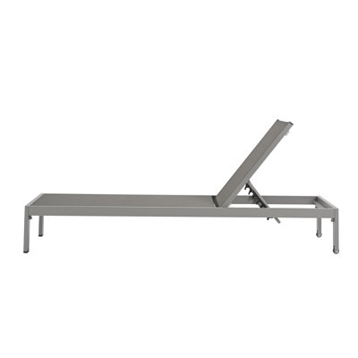 Mays Outdoor Aluminum Chaise Lounge
