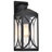 Esmeray - 1 Light Medium Wall Lantern - Matte Black with Clear Glass-164487504