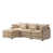 Chenille café clair